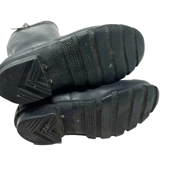 HUNTER Original Tall Rain Boots Black Women's Size US 5 - Picture 5 of 7